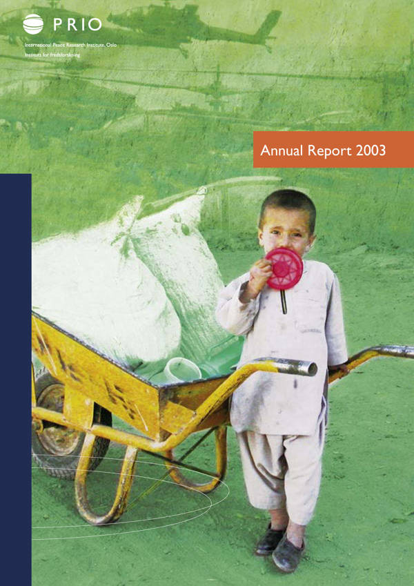 PRIO Annual Report 2003 front cover